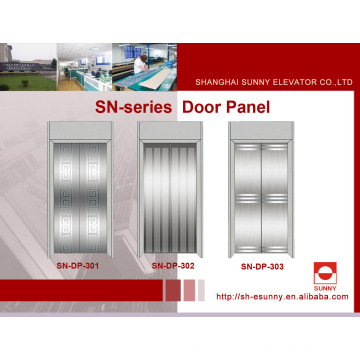 Panneau de porte en acier inoxydable pour ascenseur (SN-DP-301)